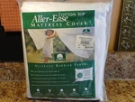 Aller-ease Full Mattress Cover White Zipper Constr. Cotton Top / Poly Sides&back. Fixed Price $17.00.