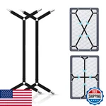 Nova Home Bed Sheet Holder Straps Adjustable Elastic Clips Nickel Clamps. Fixed Price $21.86.