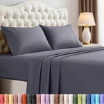 Queen Size Set 4 Piece Bed Sheets, Soft And Breathable Microfiber, In.... Fixed Price $18.46.
