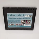 Urban Shelf Black Space Saving Foldable Side Table Travel Dorm Couch Bed. Fixed Price $9.95.