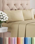 King Size 4 Piece Set - Comfy Breathable & Cooling Bed Hot.... Fixed Price $69.02.