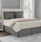 Levinsohn Magic Bed Skirt White Queen Sz Tailored 15 Drop New. Fixed Price $15.99.