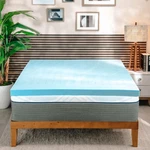 Clara Clark Memory Foam Mattress Topper, 2 Inch Queen For Bed, V. Fixed Price $88.29.