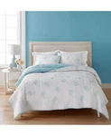 Martha Stewart Collection Pleasant Fields Floral Reversible Cotton Quilt - King. Fixed Price $69.99.
