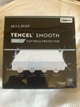 Malouf Tencel Smooth Twin Mattress Protector Waterproof Hypoallergenic. Fixed Price $65.00.