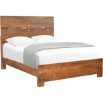 Pemberly Mid-century Live Edge Solid Wood Queen Panel Bed In Brown. Fixed Price $1692.78.