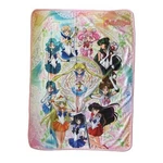 Sailor Moon New * Group Sublimation Throw Blanket Scouts 60 X 40 Inches Fabric. Fixed Price $39.95.