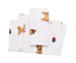 New Holiday Dogs Flannel Full Size Sheet Set Cute And Soft!. Fixed Price $24.22.