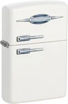 Zippo Retro Fridge Texture Print Design White Matte 49636. Fixed Price $44.95.