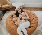 Cordaroy S Queen Bean Bag Chair Cover Only Faux Leather. Fixed Price $79.99.