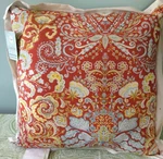 Floral Euro Pair (2) Nostalgia Dena Pillow Shams Havanna Orange. Fixed Price $34.99.