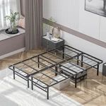 14 Inch Foldable Metal Platform Bed Fre, Tool-assemble,. Fixed Price $84.49.