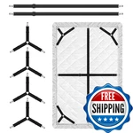 Eiruseed Bed Sheet Holder Straps 42 Pcs Adjustable Mattress Clips. Fixed Price $12.21.