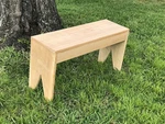 Entryway Mudroom Porch Garden Wood Bench Solid Top. Fixed Price $125.00.