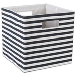 Design Import CAMZ10607 13 X In. Pinstripe Square Polyester Storage Cube. Fixed Price $21.99.
