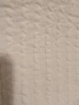 Pottery Barn Qs Cream Matelasse Channel Stitch 100% Organic Cotton Duvet Cover. Fixed Price $99.00.