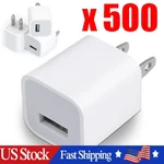 White 1A Usb Power Adapter Ac Home Wall Charger Plug For Iphone 5 6 7 8 Lot. Fixed Price $420.95.