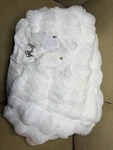 Pottery Barn Large Marshmallow Faux Fur Ivory Bean Bag Chair Slipcover Only. Fixed Price $159.00.