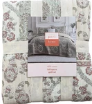 Peri Home Vintage English Garden Floral Cotton Quilt Set Sage & Dusty Rose Shams. Fixed Price $99.99.