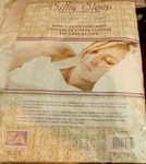 (2) King Size Ivory Satin Pillowcases-nice & Soft-with Zipper-the Best Gift! Xx. Fixed Price $13.25.