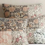 2 Pottery Barn Rosalyn Patchwork Euro Sham Floral Print Bedding Pillow Cover Nwt. Fixed Price $77.77.