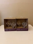 Faceted Crystal Curtain Rod Finials (set Of 4). Fixed Price $15.00.