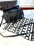 Marc Jacobs Gotham Mini Tote Black Leather With Grommets. Fixed Price $179.00.
