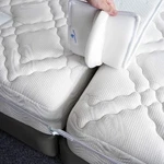 Feelathome Twin To King Bed Converter 8 Inch Bridge Set (classic), White. Fixed Price $59.94.