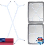 Siaomo Fasteners Suspenders Straps - Adjustable Crisscross Bed Sheets. Fixed Price $15.33.