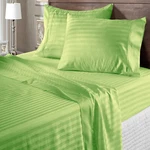 1000 Thread Count 100% Cotton - Luxury Bedding Item Us Sizes Sage Stripes. Fixed Price $85.49.