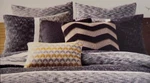 Kas Room Payton Standard Sham 20 X 26 Gray Women Stitch White Striped Solid. Fixed Price $37.50.
