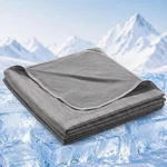 Lightweight Cooling Blanket Breathable Soft Cold Ice Throw For Hot Sleepers Bed. Fixed Price $69.28.