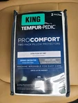 Tempur-pedic Procomfort Two Pack Pillow Protectors King Size New!. Fixed Price $39.99.