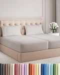 Split King Size 5 Piece - Comfy Breathable & Cooling Bed Set.... Fixed Price $86.23.