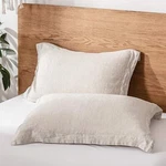 King Linens 100% French Pillow Shams Basic Style - Pack Of 2 Washed. Fixed Price $35.99.