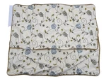 Pair French Country Style Custom King Pillow Shams Embroidered Crewel Floral. Fixed Price $45.99.