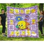 Personalized Tweety Bird Quilts, Custom Name Blanket Cartoons Movie. Fixed Price $69.95.