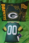 Set Of 2! New Green Bay Packers Decorative Pillows, Nfl, Wisconsin Football. Fixed Price $29.99.
