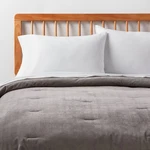 Twin/twin Extra Long Corduroy Plaid Comforter Gray - Room Essentials. Fixed Price $11.55.