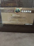 King Size Organic Sheet Set 6 Pc Earth 1800 Bamboo Aloe Vera Soft Wrinkle Free. Fixed Price $25.99.