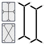 Xunesip Bed Sheet Straps, 2PCS Elastic Adjustable Holder 2, Black. Fixed Price $10.99.