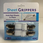 Evri Sheet Grippers 4PIECE -7 Adjustable. Fixed Price $12.95.
