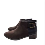 Bella Vita Henley Ii Women's Ankle Booties Snake Panel Block Heel 7.5M. Fixed Price $19.20.