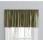 Ricardo Glasgow Solid Green Light Filtering Rod Pocket Valance - 84 X 15. Fixed Price $10.65.