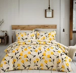 Dada Bedding Yellow Fleur Orange Tulips Floral Duvet Cover Set W/ Pillow Cases. Fixed Price $25.00.