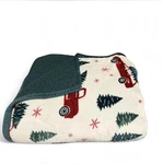 Members Mark Oversized Plush Sherpa Holiday Throw-cars And Christmas Trees 60X70. Fixed Price $10.00.