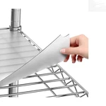 Durable Waterproof Plastic Shelf Liner Covers 18X48 - Set Clear Design. Fixed Price $41.99.