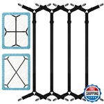 Yccsedd Bed Sheet Straps 4PCS Elastic Adjustable Holder Fitted. Fixed Price $13.84.