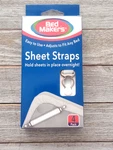 Bed Maker White Sheet Straps 4 Pack Adjusts For Any New In Box. Fixed Price $12.17.