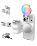 Fun Shot Magnetic Phone Camera Grip + 4 In 1 White Rgb Light. Fixed Price $88.67.